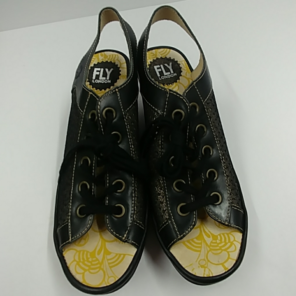 FLY LONDON Yeki841fly Graphite Black Size 40